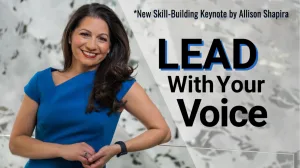 Allison Shapira Keynote Speaker Lead With Your Voice
