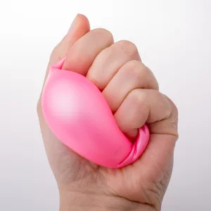 Hand squeezing balloon